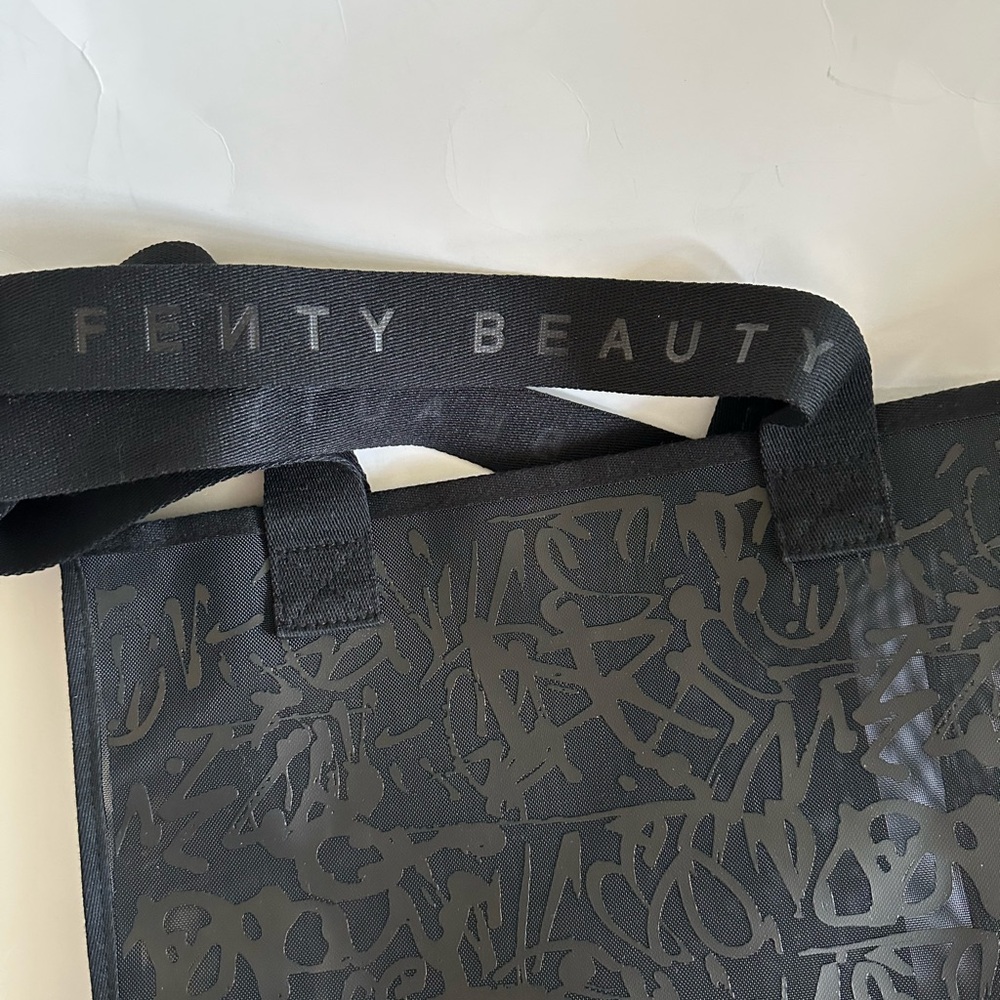 Fenty Beauty Black Mesh Tote - Picture 3 of 8